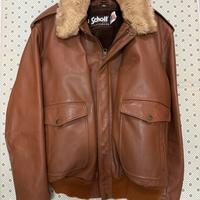 Giacca pelle schott mokka 184sm
