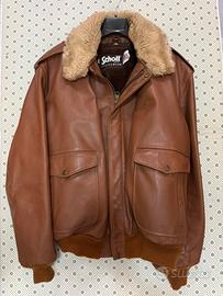 Giacca pelle schott mokka 184sm