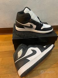 Air Jordan 1 Mid SE panda elephant