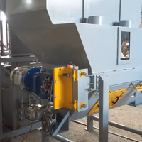 Trituratore Industriale Monorotore con Tramoggia