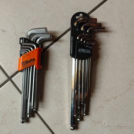 2 Kit  9 PZ brugole lunghe nuove