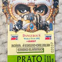 MICHAEL JACKSON DANGEROUS TOUR  1992 TICKET