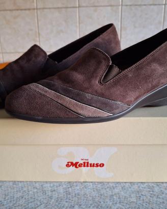 Scarpe donna Melluso in camoscio marrone taglia 40