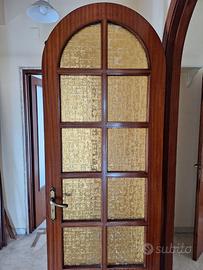 Porta legno e vetro