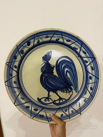 Piatto maiolica antico