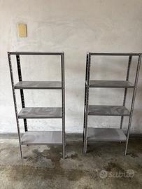 scaffali acciaio verniciati