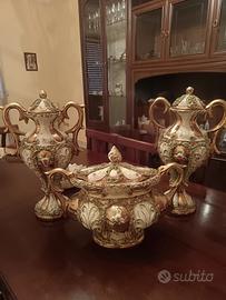 tris vasi in capodimonte 