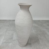 Vaso ornamentale in vimini