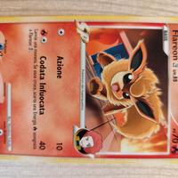 pokemon card Flareon liv.55 60/111 2009 vintage 