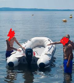 Gommone + 2 motori mercury,evinrude