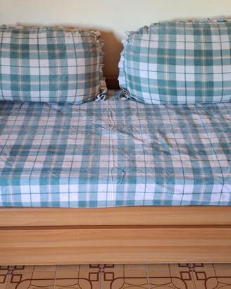 Letto singolo con secondo letto estraibile