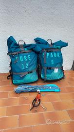 2 Kite Gaastra 12-8 m + barra