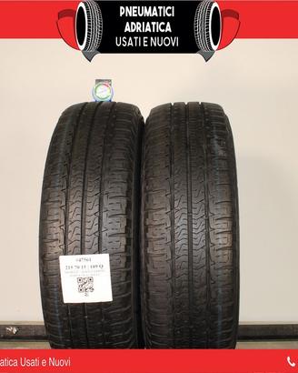 2 Gomme 215 70 R 15C Michelin al 82% SPED GRATIS