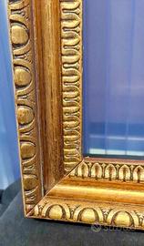 Cornice in legno meccato intagliato 91,5x70,8cm