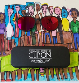Lenti da Sole Clip-on bambini + Custodia