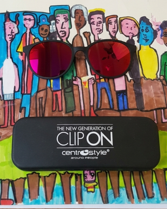 Lenti da Sole Clip-on bambini + Custodia