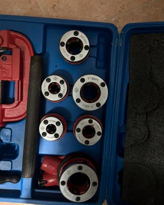 Kit filiera manuale BSPT 1/4  1 1/4” con tagliatub