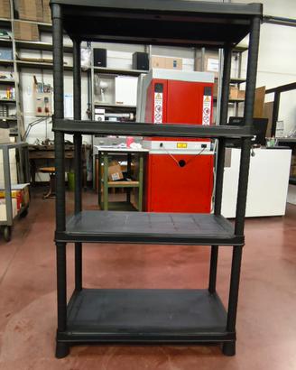 Scaffalatura scansia scaffale in plastica