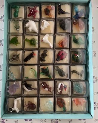 35 animaletti vetro murano