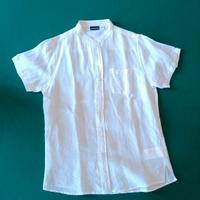 Camicia di lino bianca Sarabanda