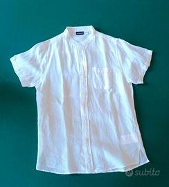 Camicia di lino bianca Sarabanda