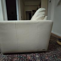Divano in pelle bianco Poltronesofà 