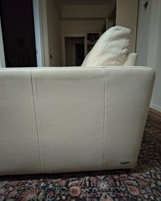 Divano in pelle bianco Poltronesofà 