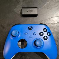 Controller bluetooth Xbox Shock Blue con batteria
