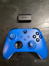 Controller bluetooth Xbox Shock Blue con batteria