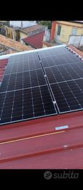  4 pannelli fotovoltaici longi nuovi 435w 