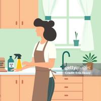 stiro ,preparazione pasti ,lavori domestici,spesa