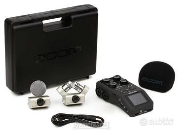ZOOM H6 full kit NUOVO