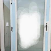 portoncino pvc colore avorio 