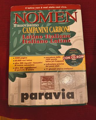 dizionario latino/italiano 
