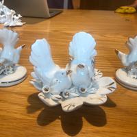 Capodimonte bomboniere vintage colombe