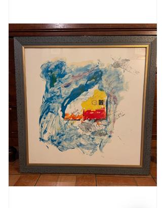 Mario Schifano litografia “Trasferito”