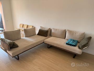2 Divani componibili Respace Circular beige nuovi