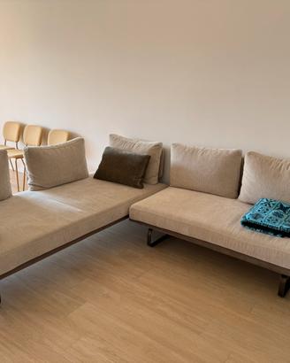 2 Divani componibili Respace Circular beige nuovi