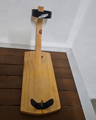 porta prosciutto in legno 
