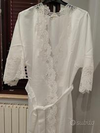 Completo camicia da notte  e vestaglia  taglia 48