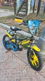 Bicicletta bambino Batman con rotelline 