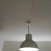 lampadario in alluminio stile industriale 
