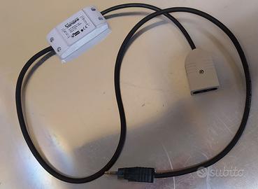 sonoff wifi 10amp 220v con cavi e spine