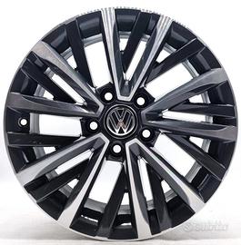 4 cerchi lega volkswagen t-roc taos r16 lt5494