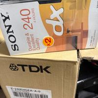 10 Cassette nastro vhs sony 240