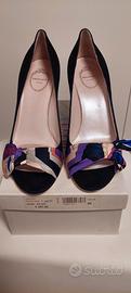 Décolleté EMILIO PUCCI velluto/seta - T.40