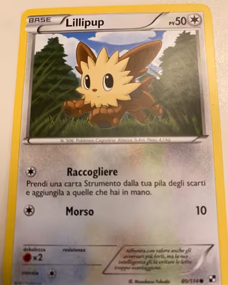 Carta Pokémon Lillipup 80/114