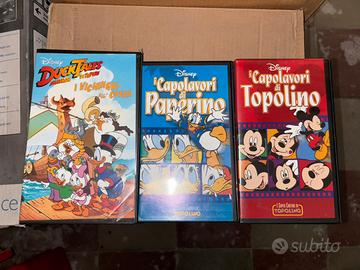 Lotto VHS Cartoni Animati e Film D’animazione