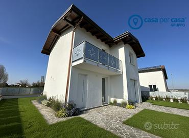 Villa singola in classe A4, anno 2025.