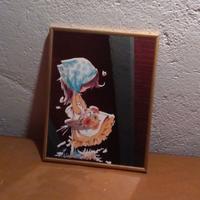 Quadro a specchio Holly Hobbie con cornice metallo